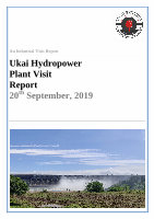 Page 1: An Industrial Visit Report Ukai Hydropower Plant Visit Report